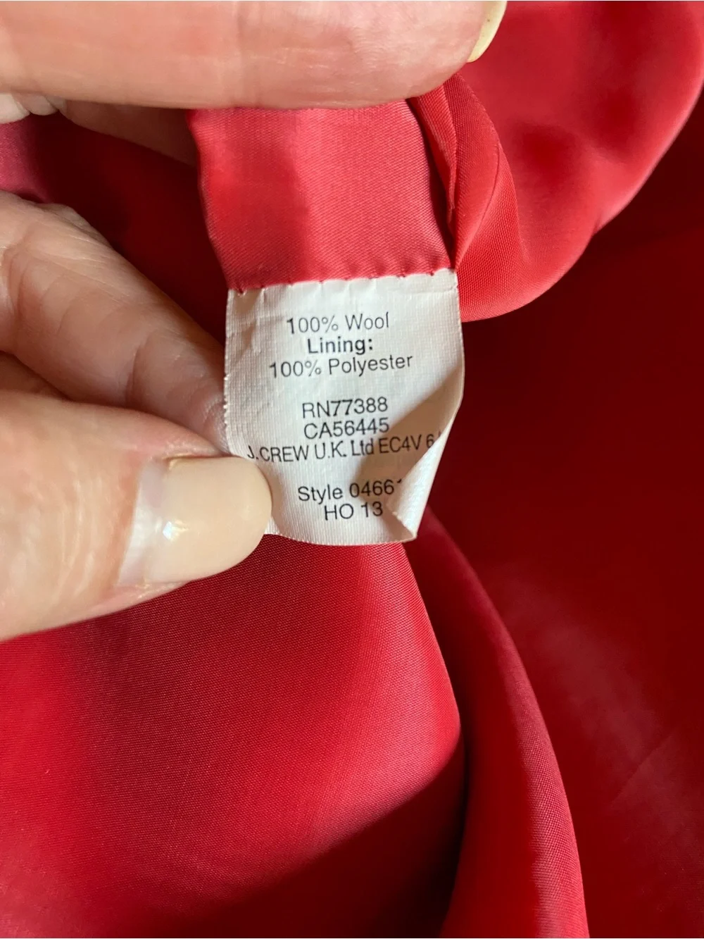 J. Crew Women’s 100% Wool No 2 Pencil Skirt Size 10T Coral Lined Office Work